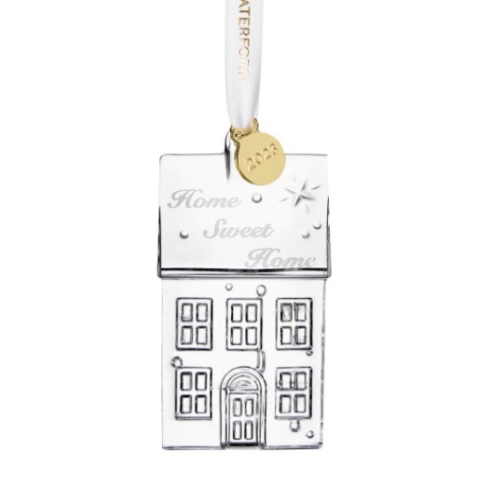 Waterford Home Sweet Home 2023 Christmas Ornament